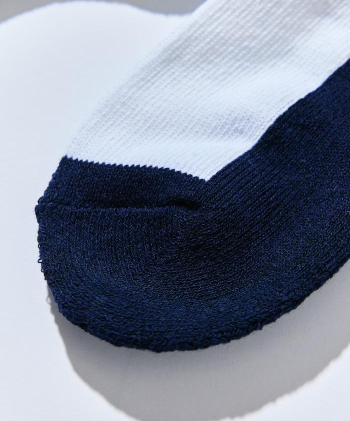 【Exclusive】3雙裝 雙標誌款 單點刺繡羅紋襪 女士