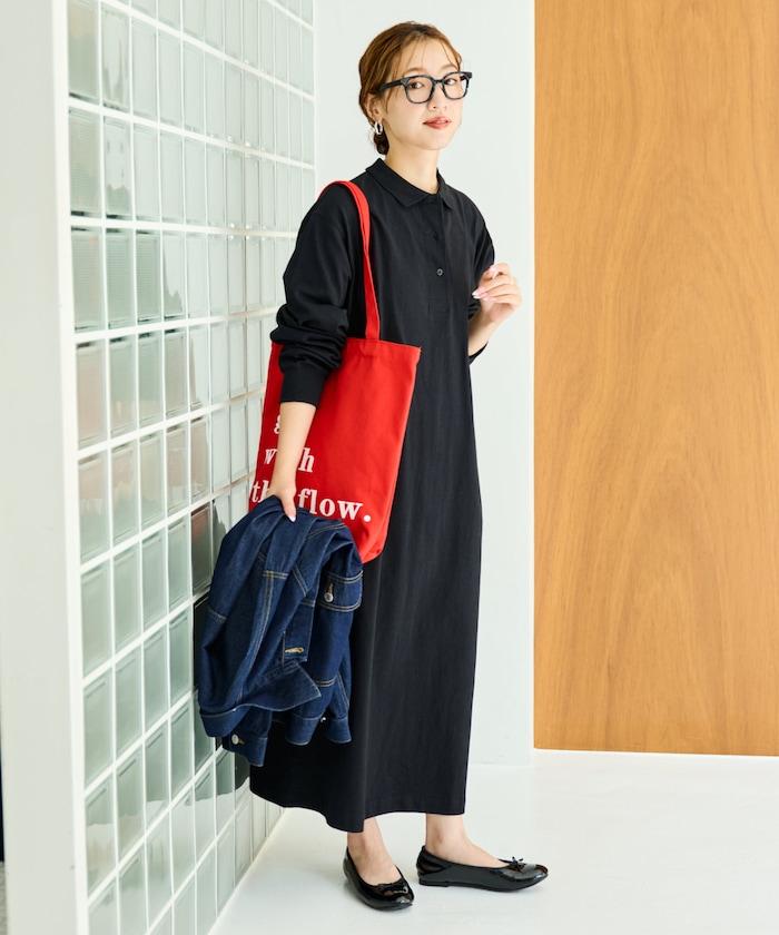 帶領口Polo連衣裙