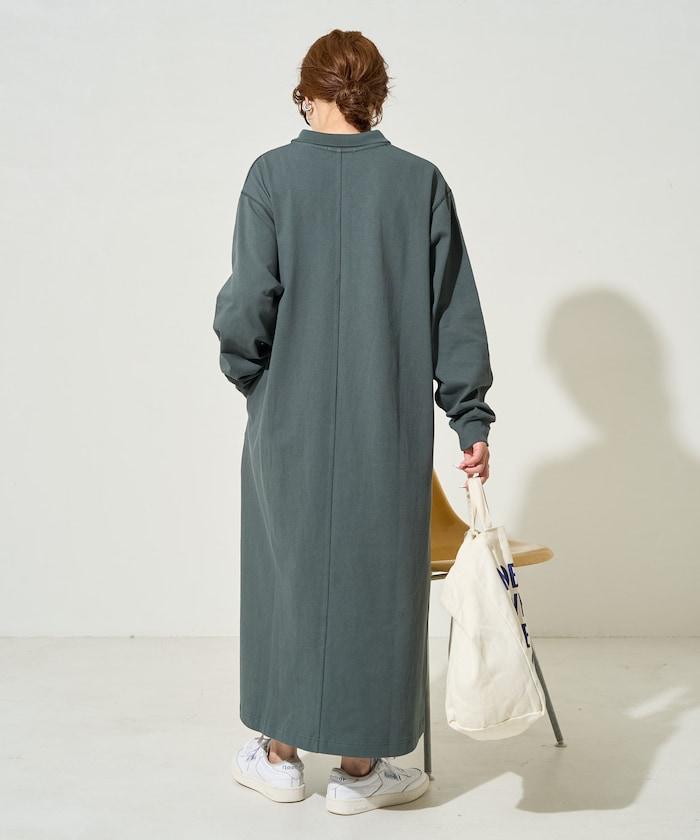 帶領口Polo連衣裙