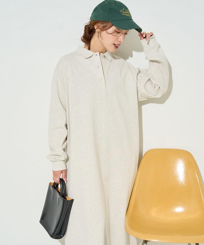 帶領口Polo連衣裙