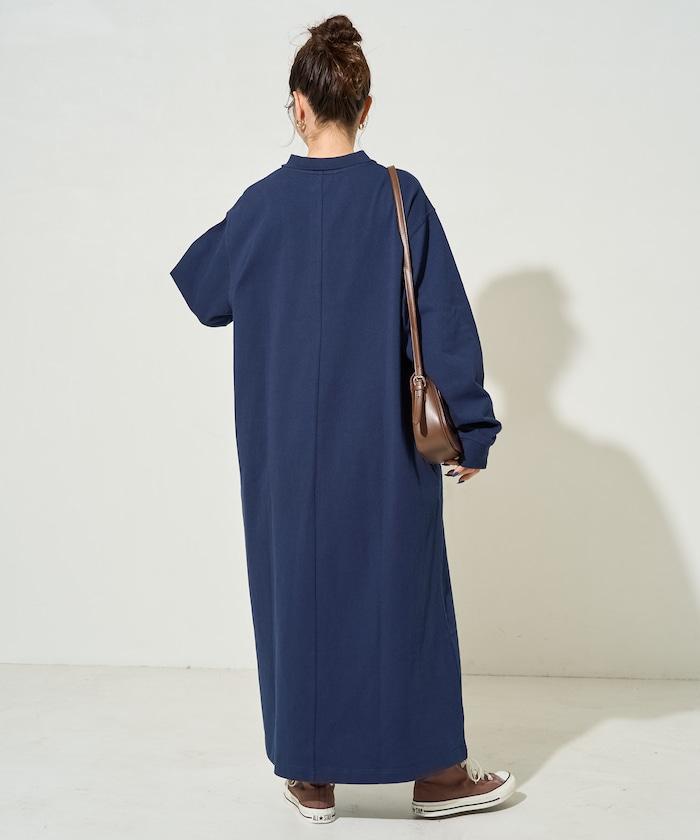 帶領口Polo連衣裙