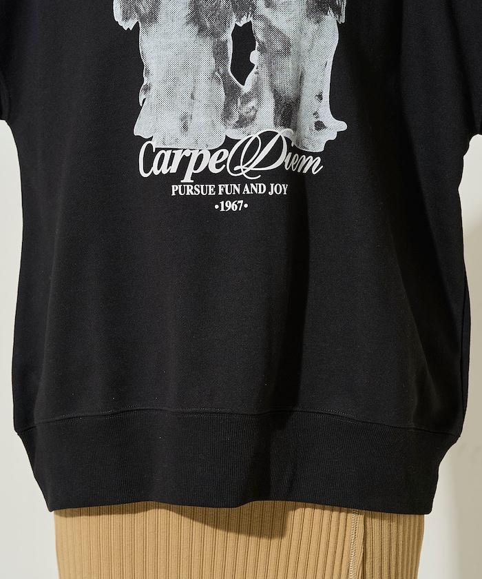 雙胞胎狗狗印花衛衣