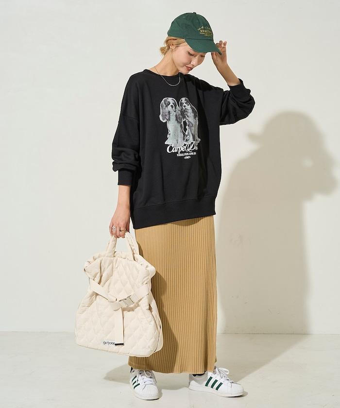 雙胞胎狗狗印花衛衣