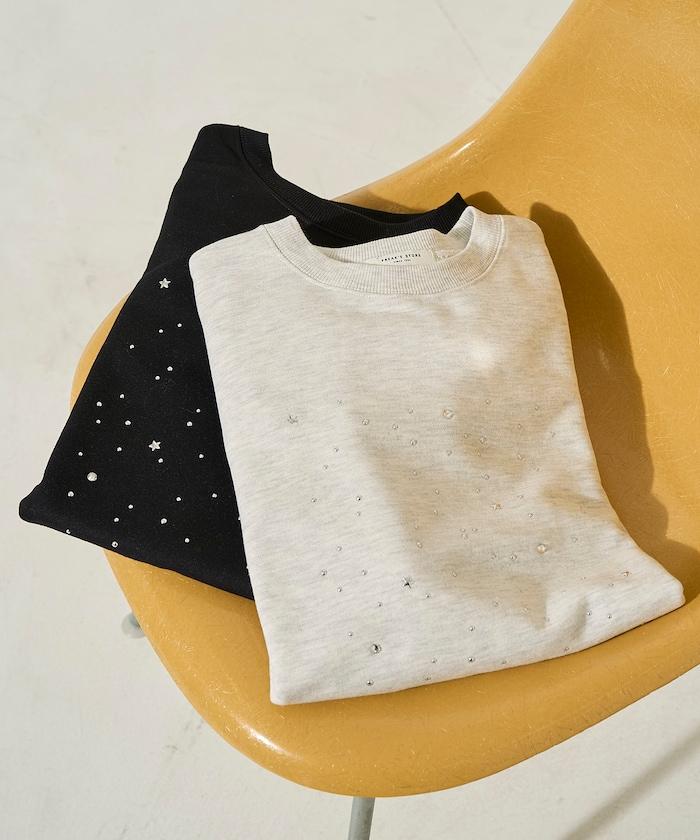 亮片熱貼絨毛衛衣