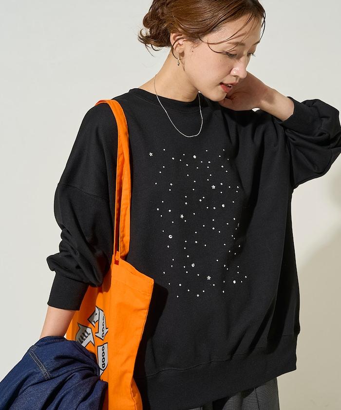 亮片熱貼絨毛衛衣