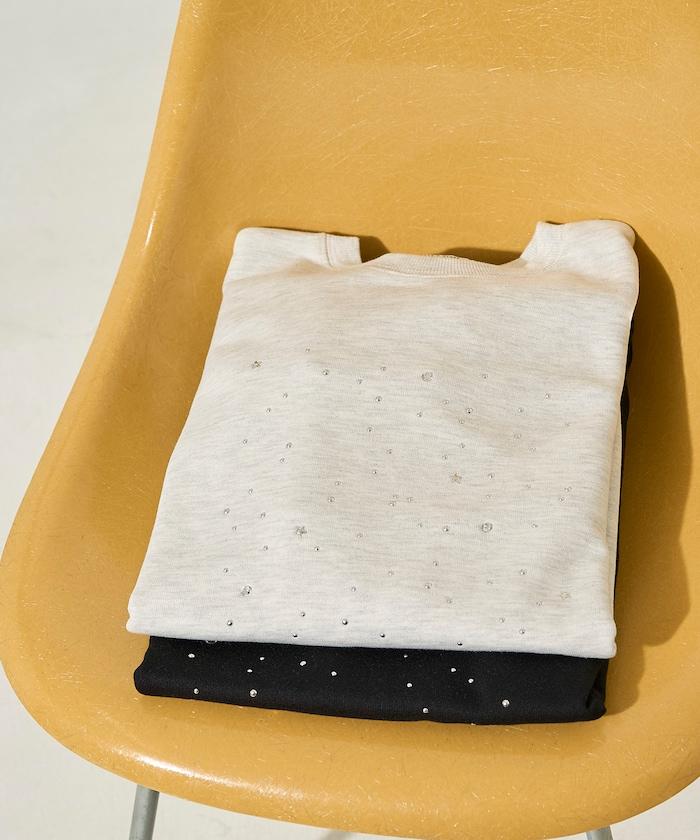 亮片熱貼絨毛衛衣