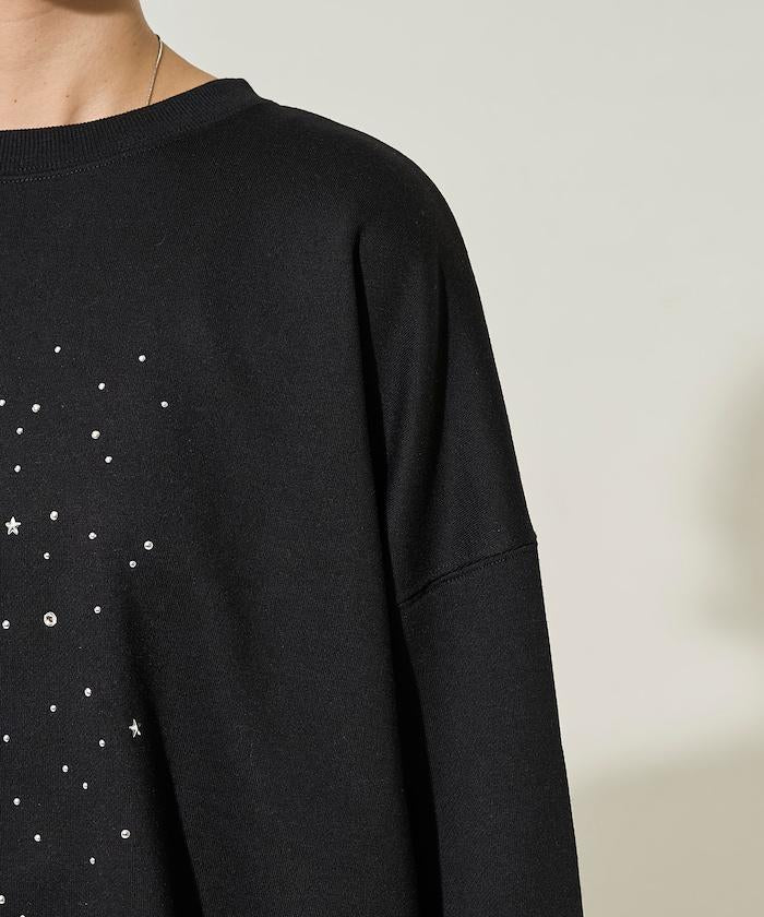 亮片熱貼絨毛衛衣