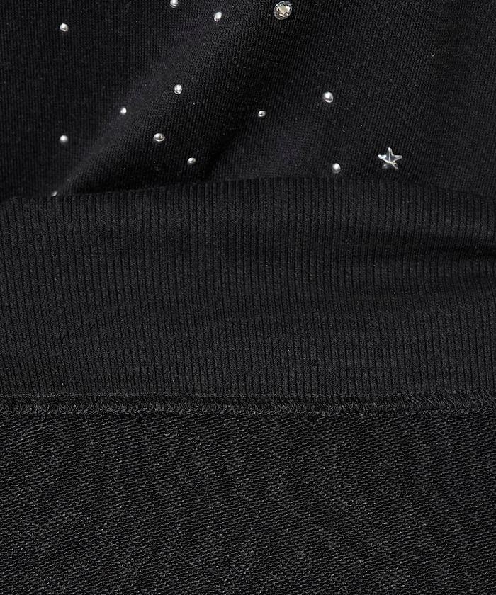 亮片熱貼絨毛衛衣