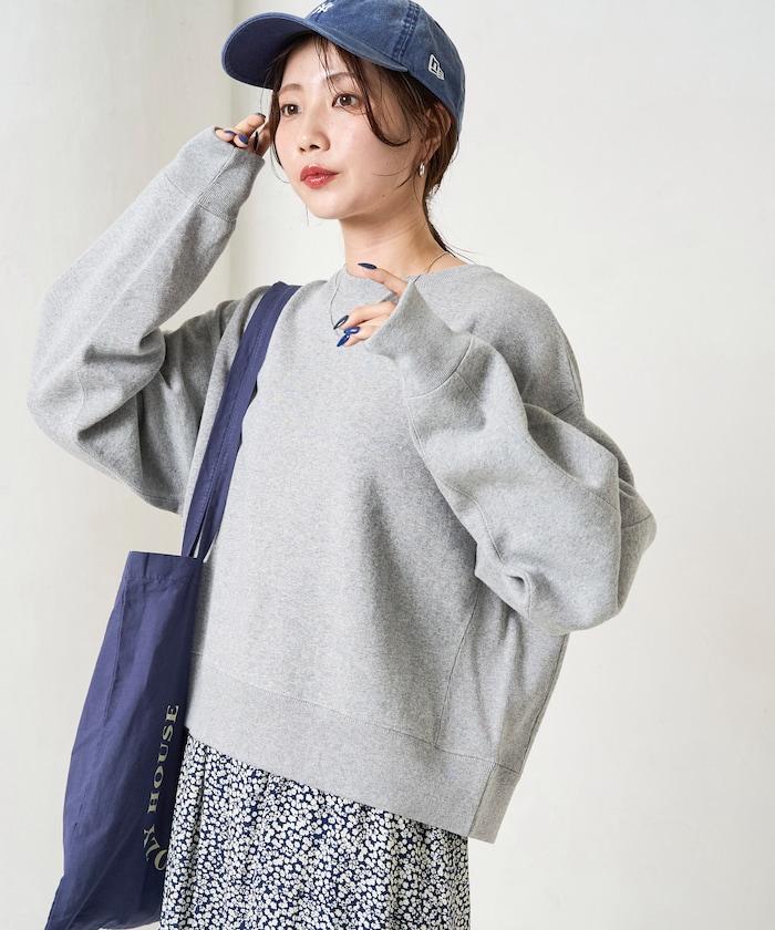 厚重款寬鬆短款衛衣