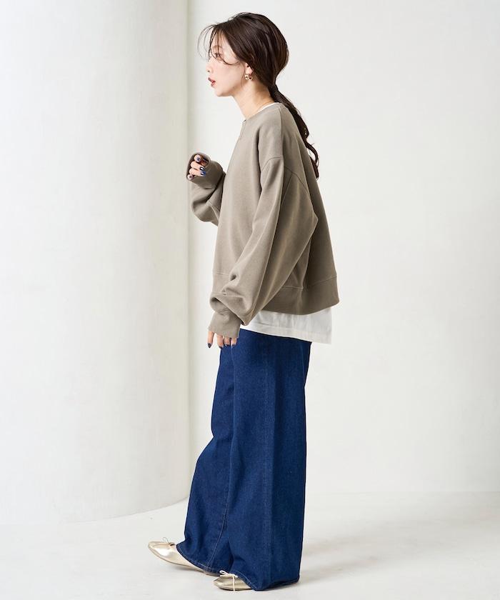 厚重款寬鬆短款衛衣