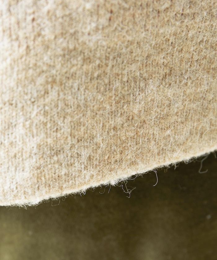 內裡配色按扣針織開衫