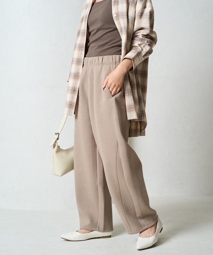 立體剪裁衛衣彎曲褲