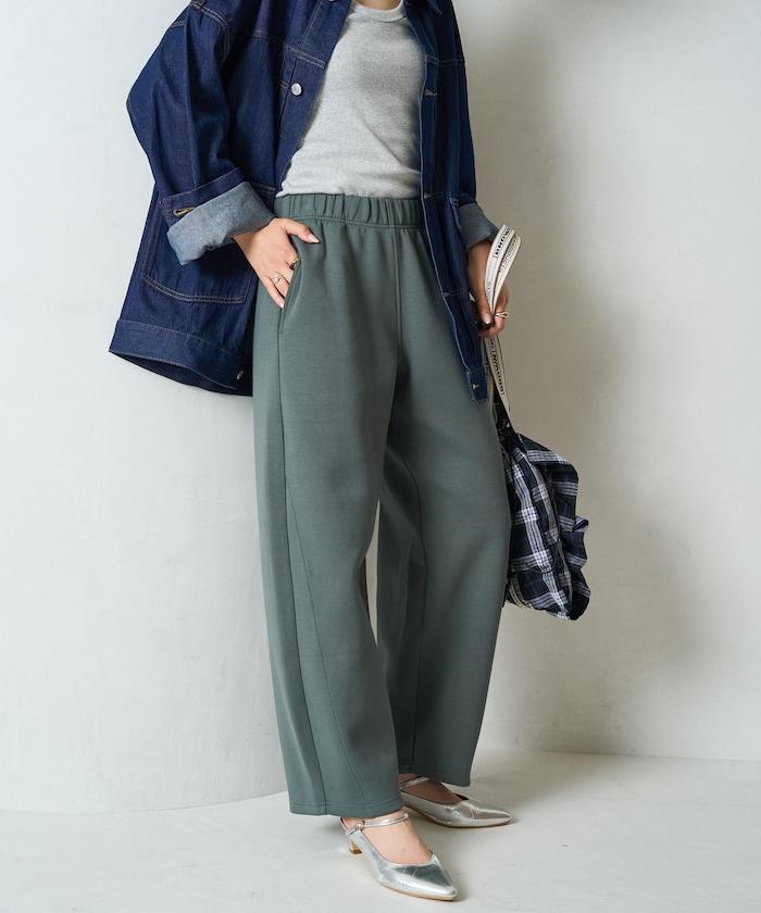 立體剪裁衛衣彎曲褲