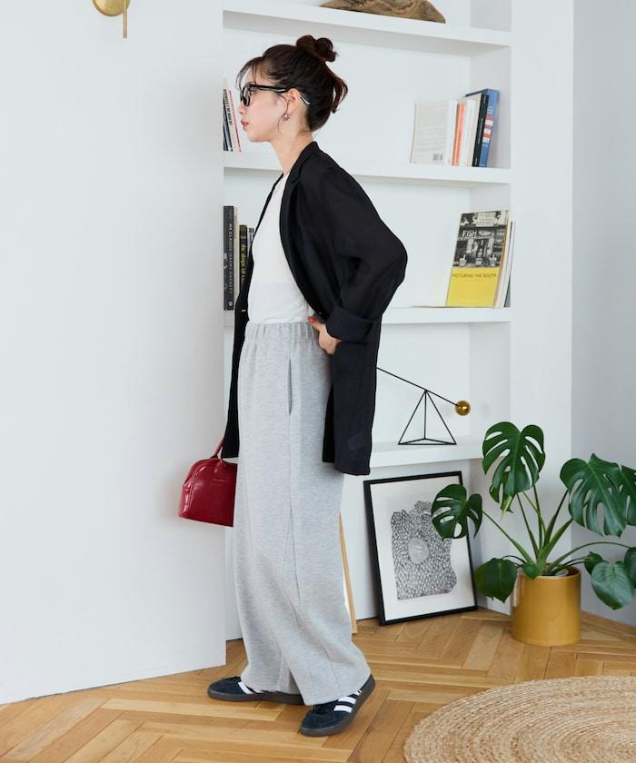 立體剪裁衛衣彎曲褲