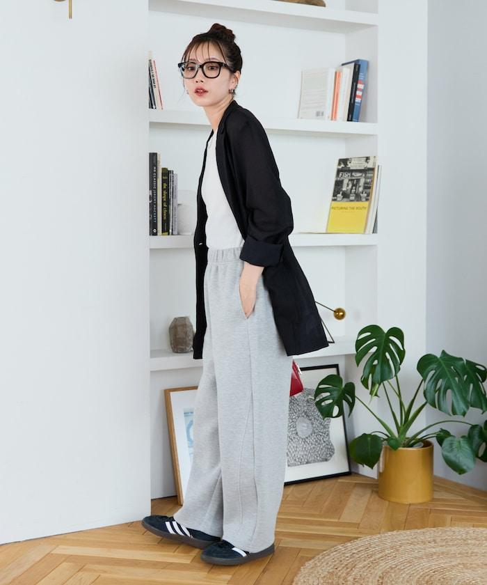 立體剪裁衛衣彎曲褲