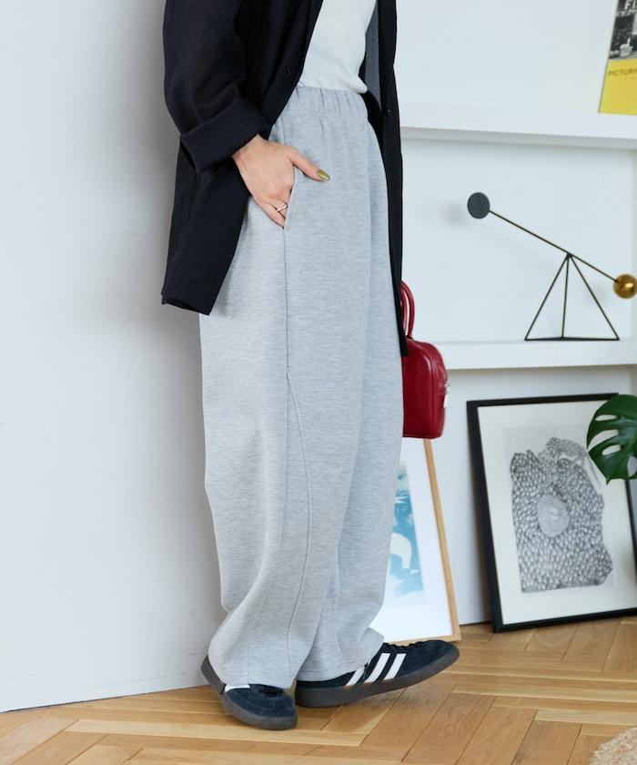 立體剪裁衛衣彎曲褲