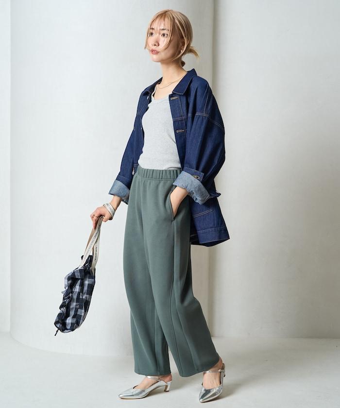 立體剪裁衛衣彎曲褲