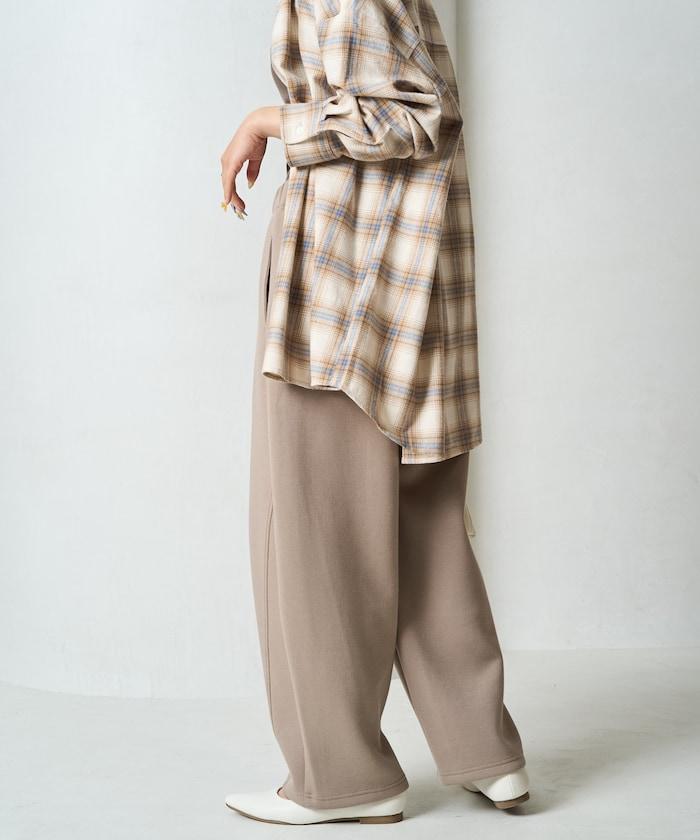 立體剪裁衛衣彎曲褲