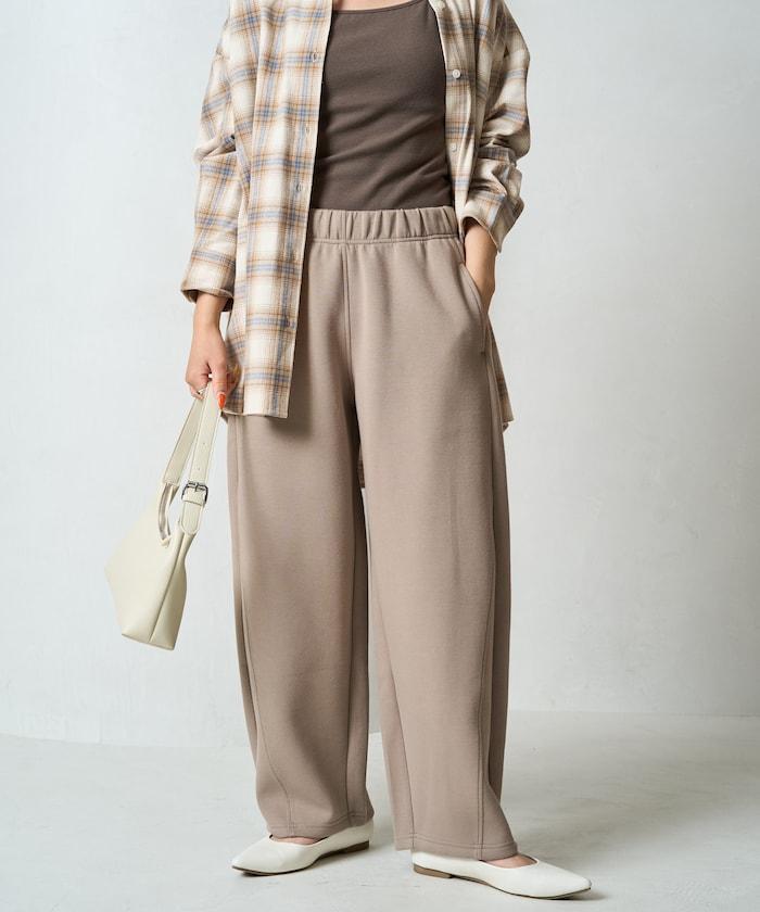 立體剪裁衛衣彎曲褲