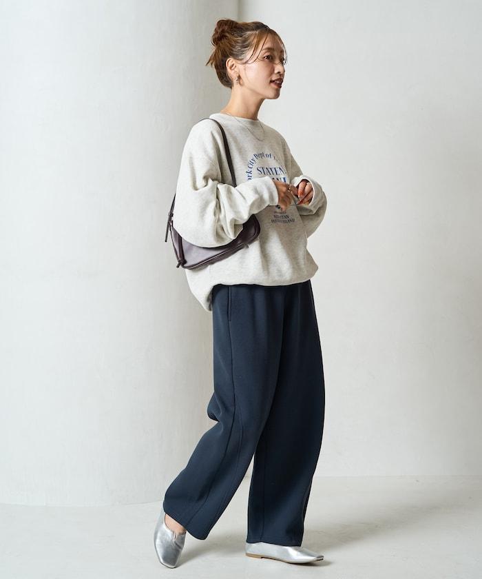 立體剪裁衛衣彎曲褲