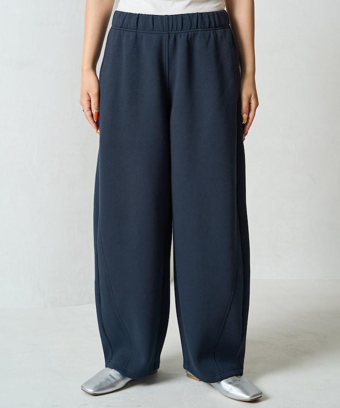 立體剪裁衛衣彎曲褲