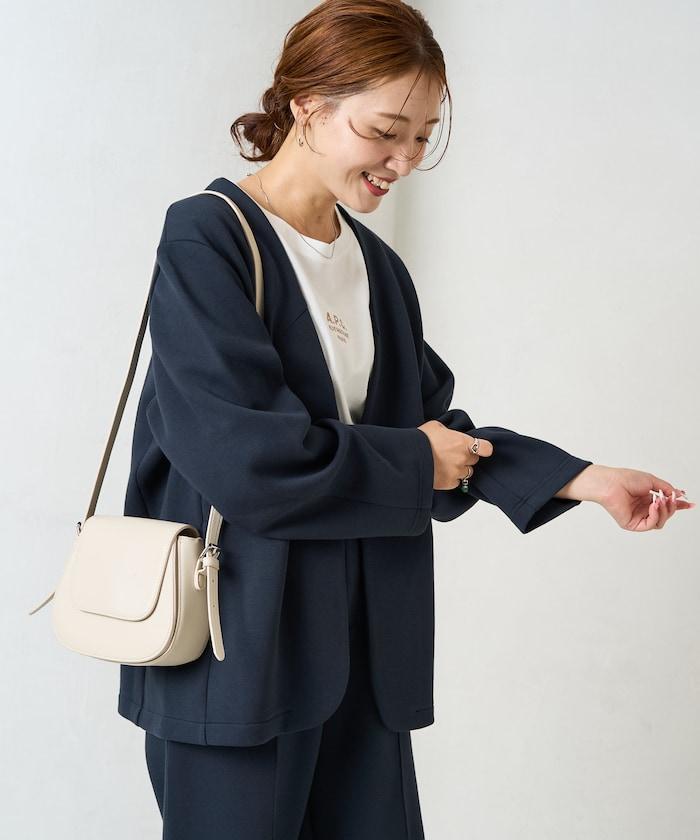 單排扣西裝外套套裝(西裝外套+長褲)