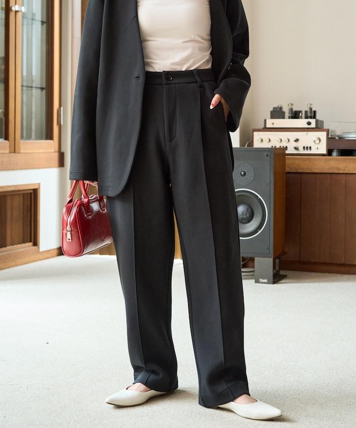 單排扣西裝外套套裝(西裝外套+長褲)