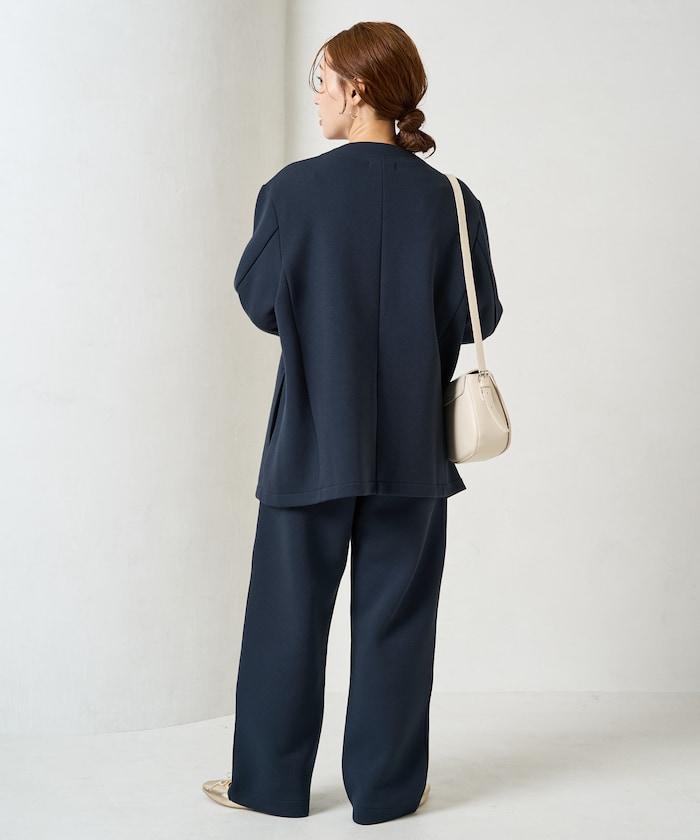 單排扣西裝外套套裝(西裝外套+長褲)