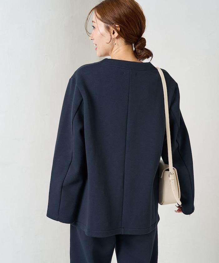 單排扣西裝外套套裝(西裝外套+長褲)