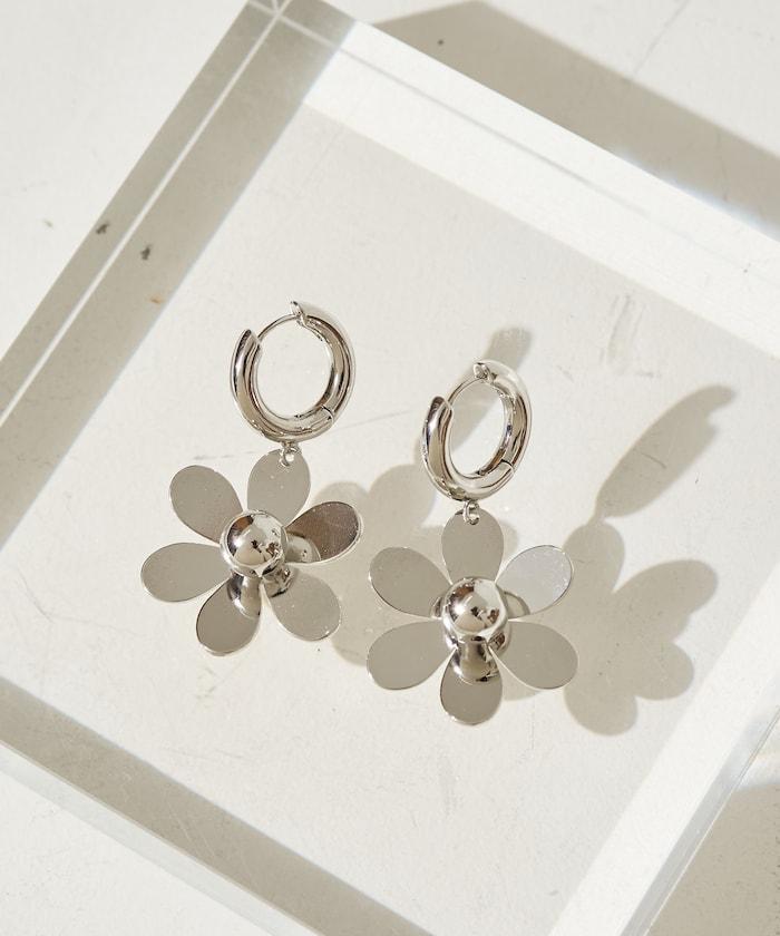 花朵吊墜耳環
