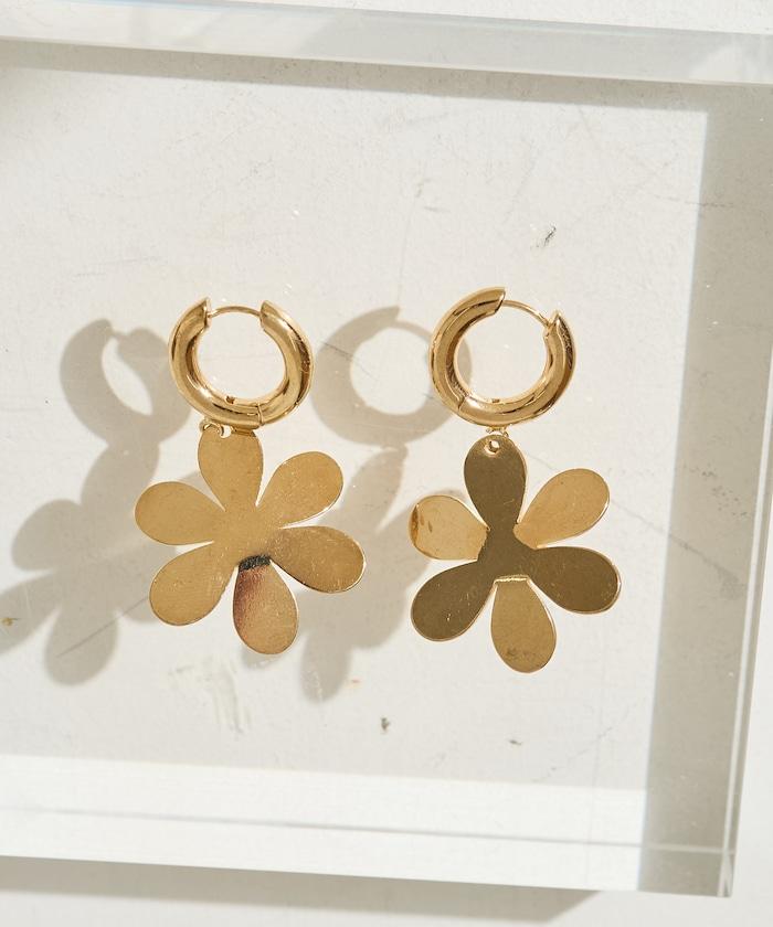 花朵吊墜耳環