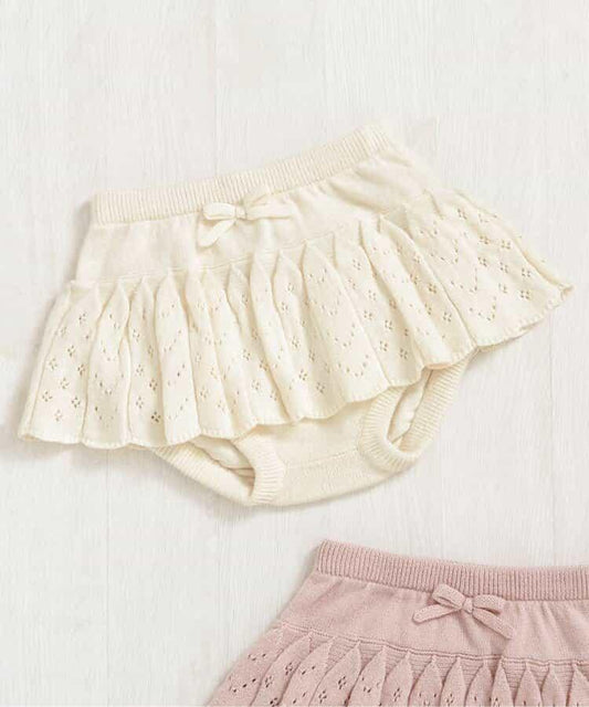 帶裙針織連體短褲