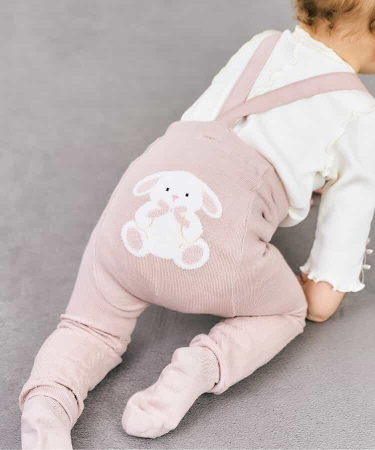 動物尾巴造型打底褲&襪子套裝