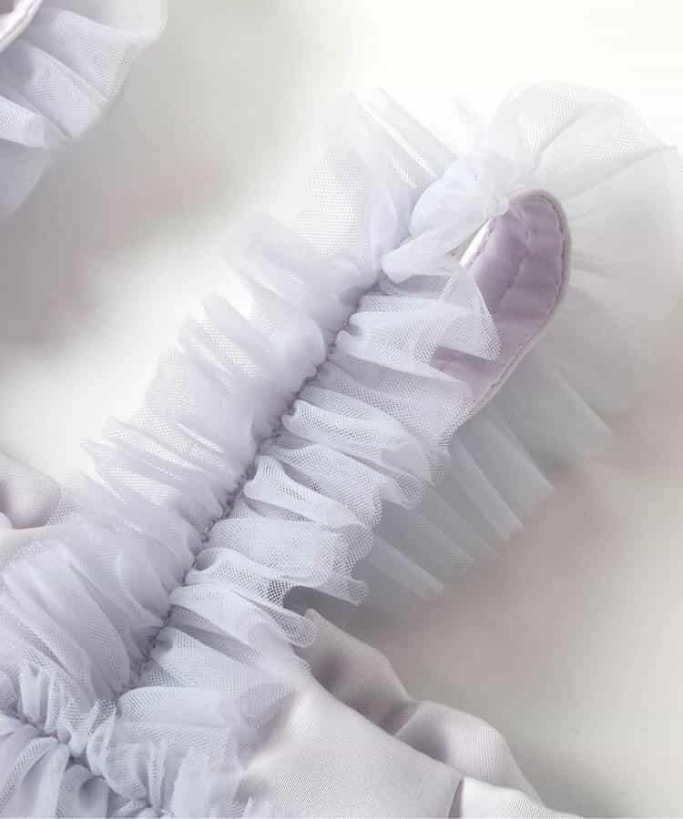 泡泡紗蓬蓬裙吊帶連衣裙