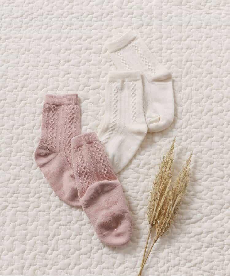 動物尾巴造型打底褲&襪子套裝