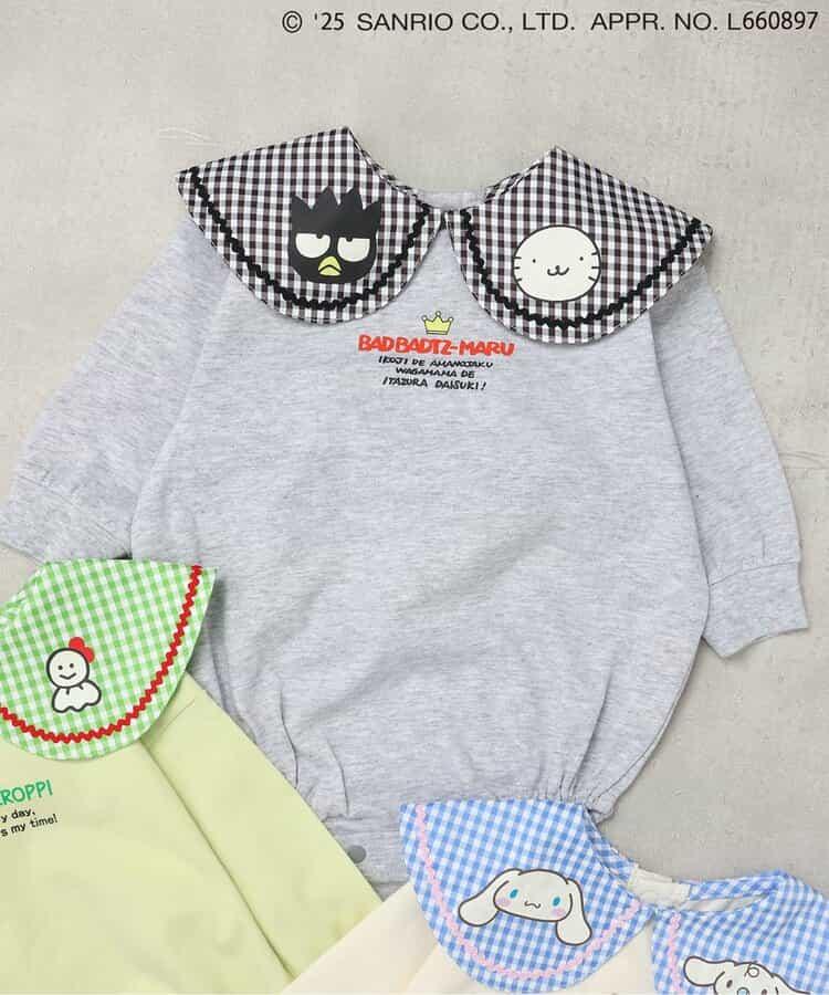 《三麗歐》/領口裝飾連體衣