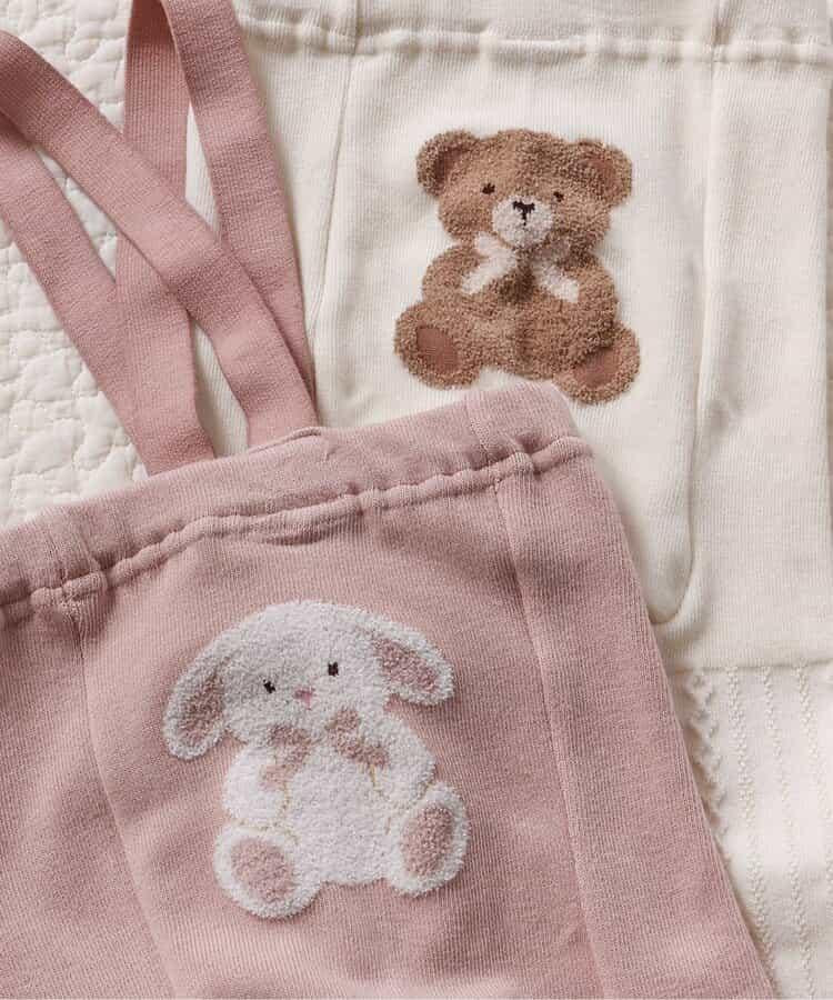 動物尾巴造型打底褲&襪子套裝