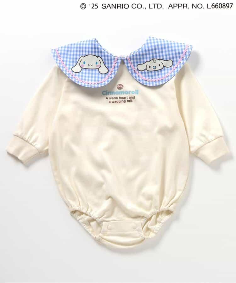 《三麗歐》/領口裝飾連體衣