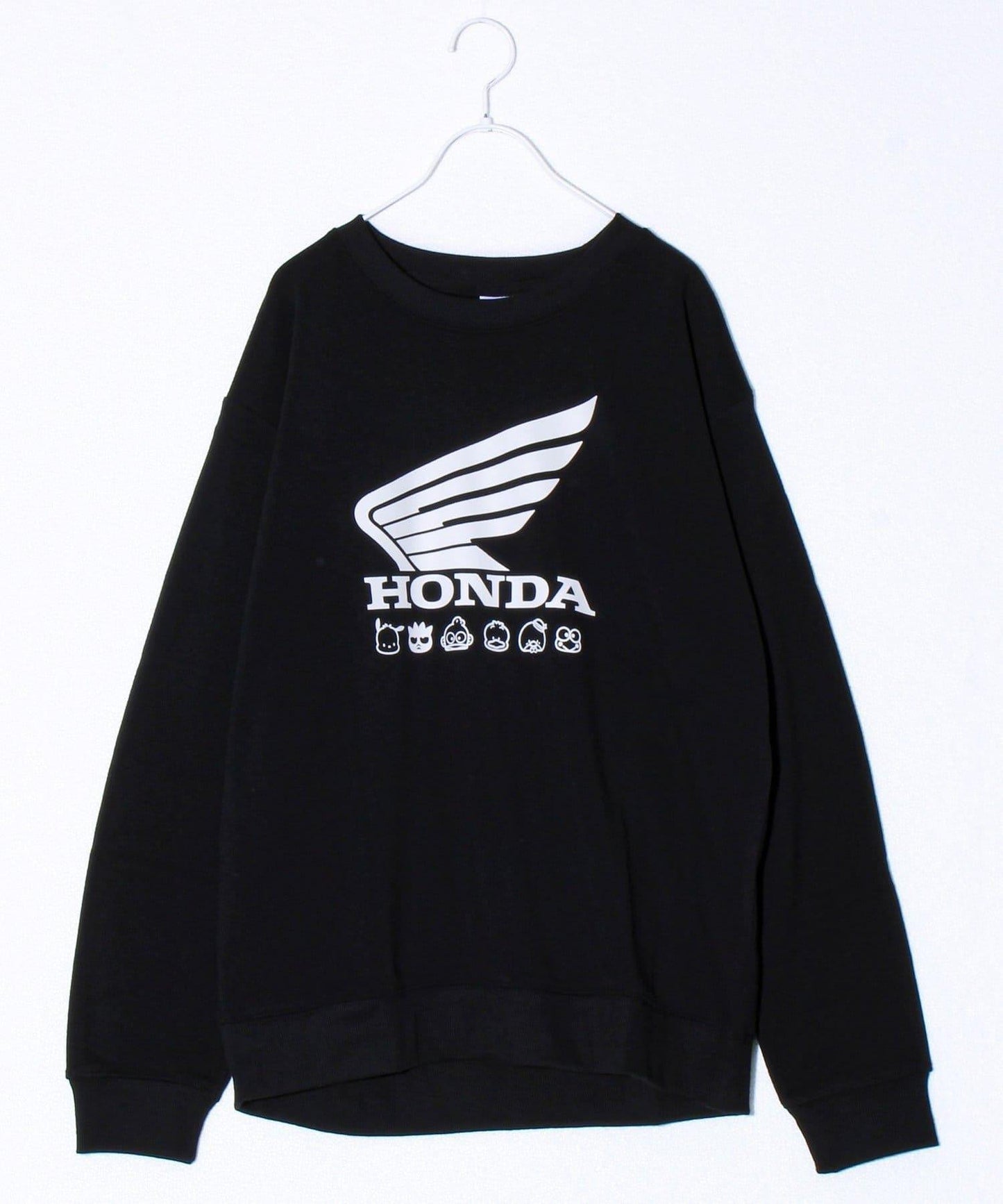 【ホンダ×はぴだんぶい】UNISEX 翼&圓環Cub加絨衛衣