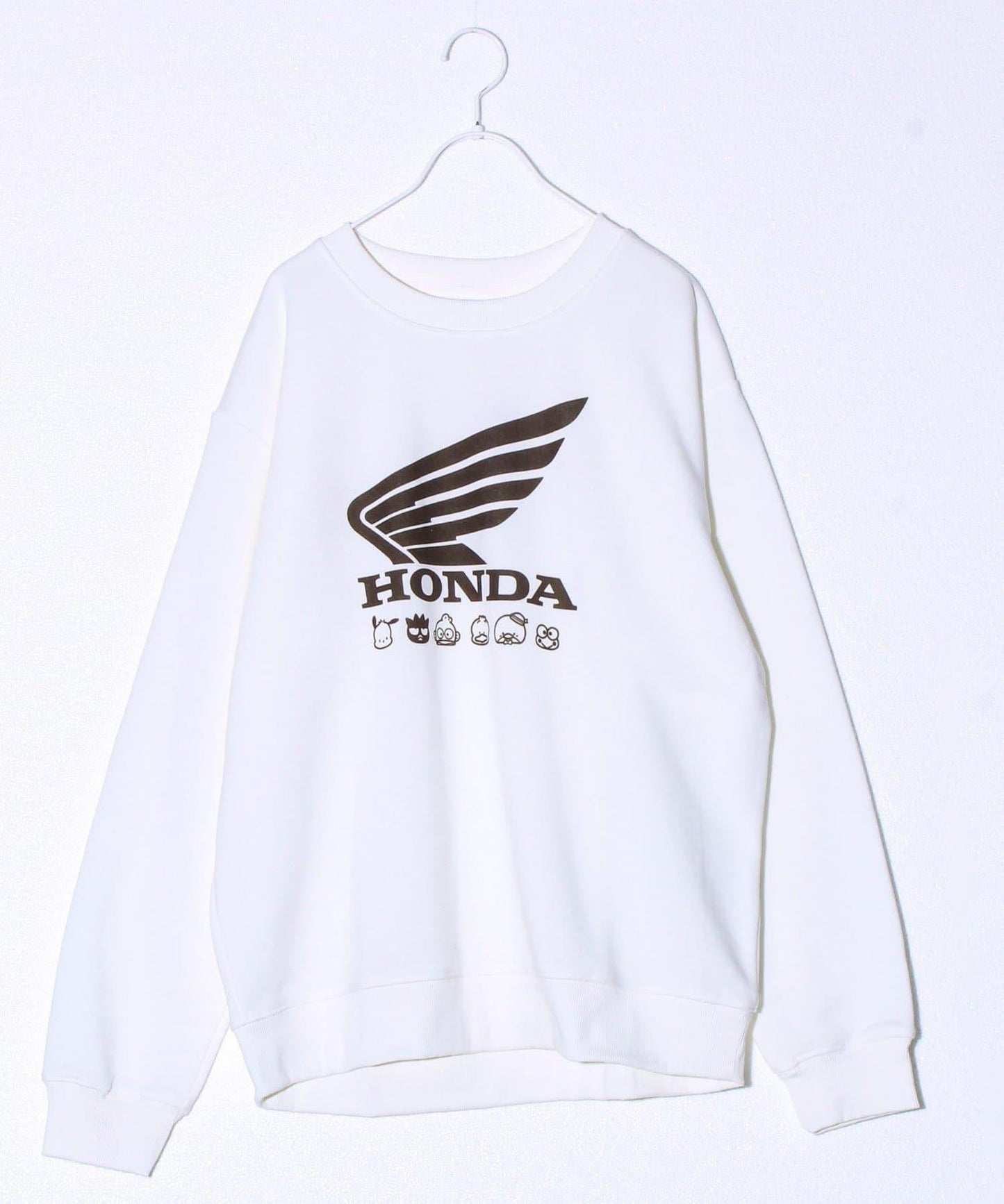 【ホンダ×はぴだんぶい】UNISEX 翼&圓環Cub加絨衛衣