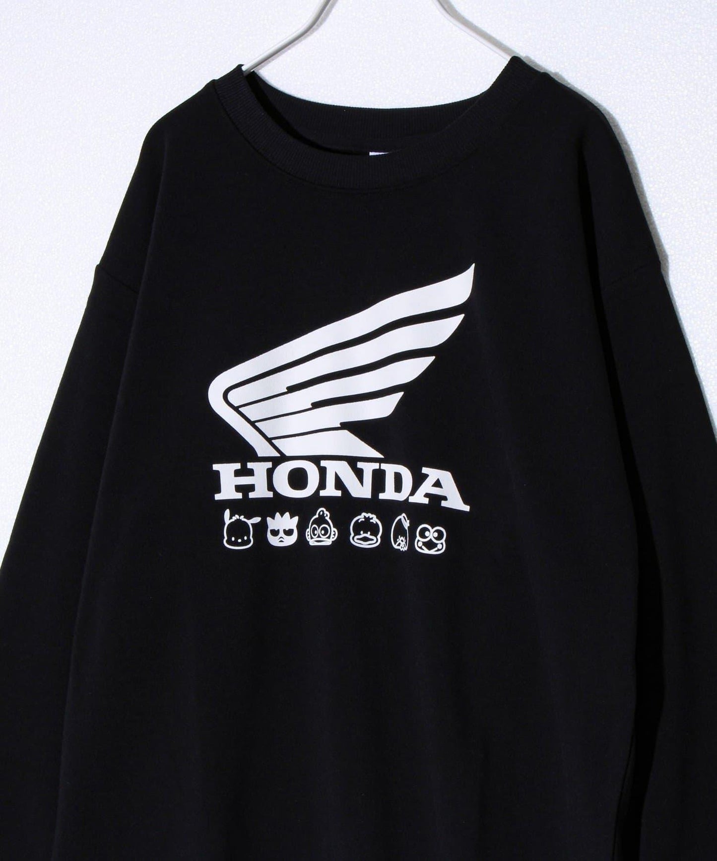 【ホンダ×はぴだんぶい】UNISEX 翼&圓環Cub加絨衛衣
