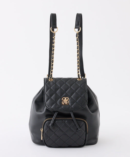 菱格紋迷你雙肩包