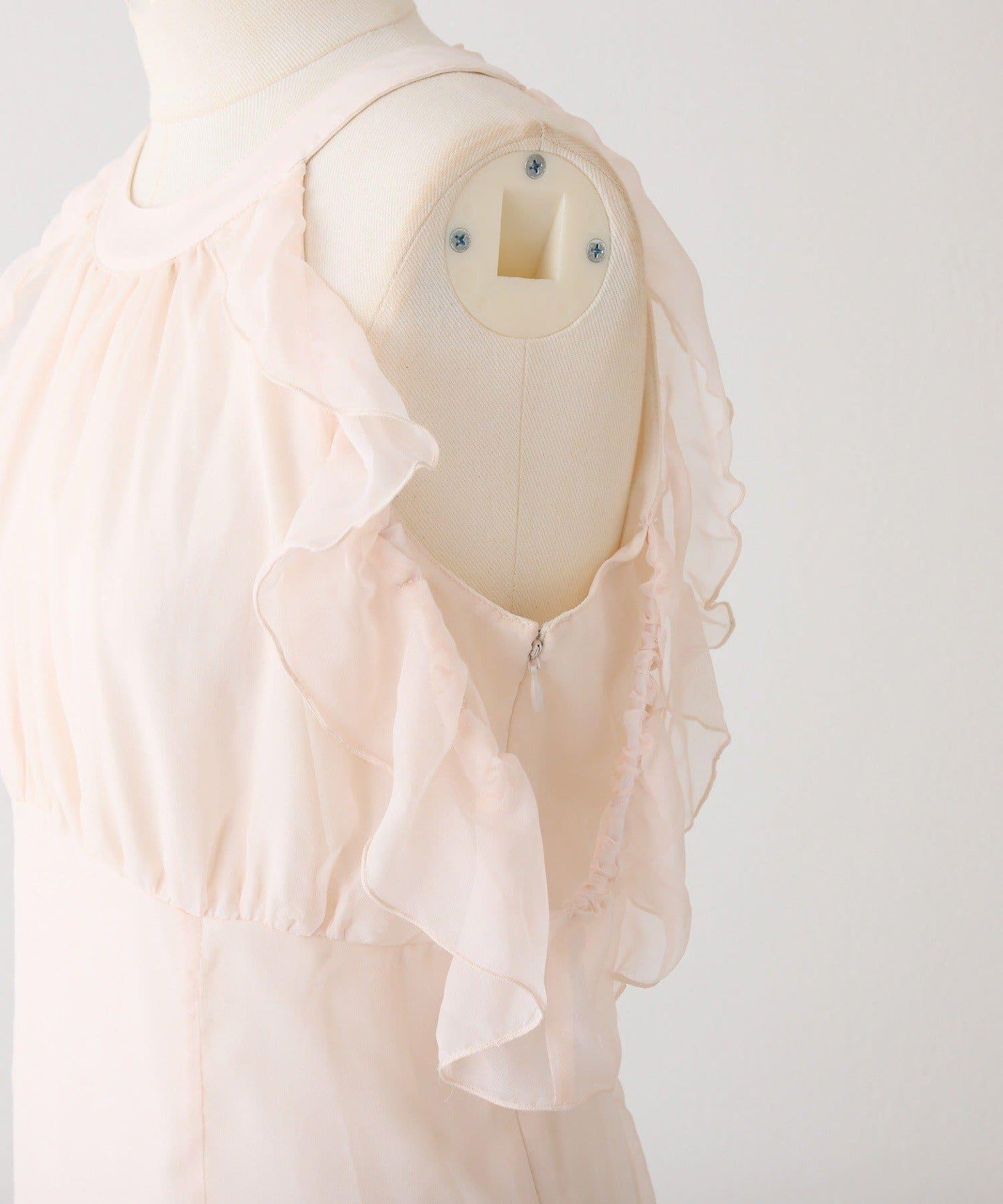 【開衫套裝】美式無袖長連衣裙