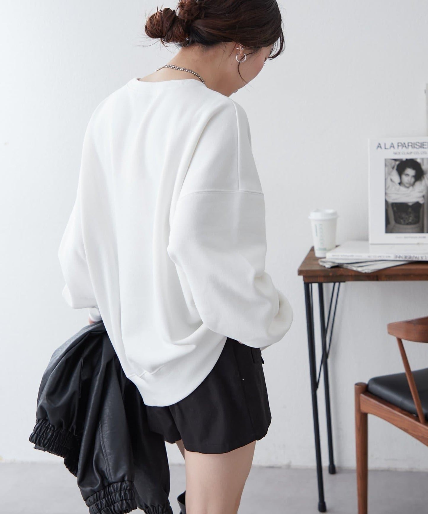 【NUNIFE / 長銷單品】金箔印花套頭衫