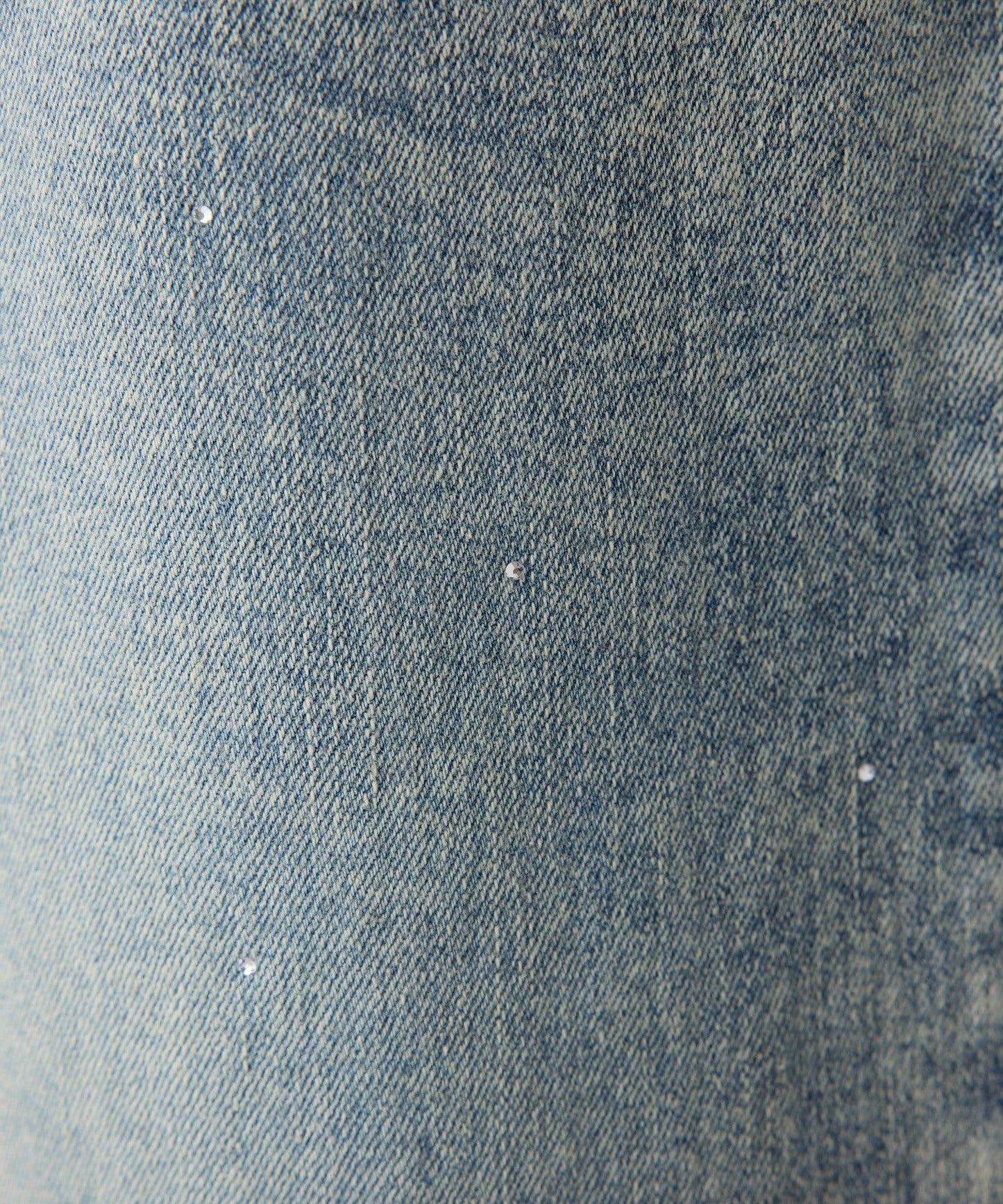 帶有標誌刺繡的寬鬆牛仔褲