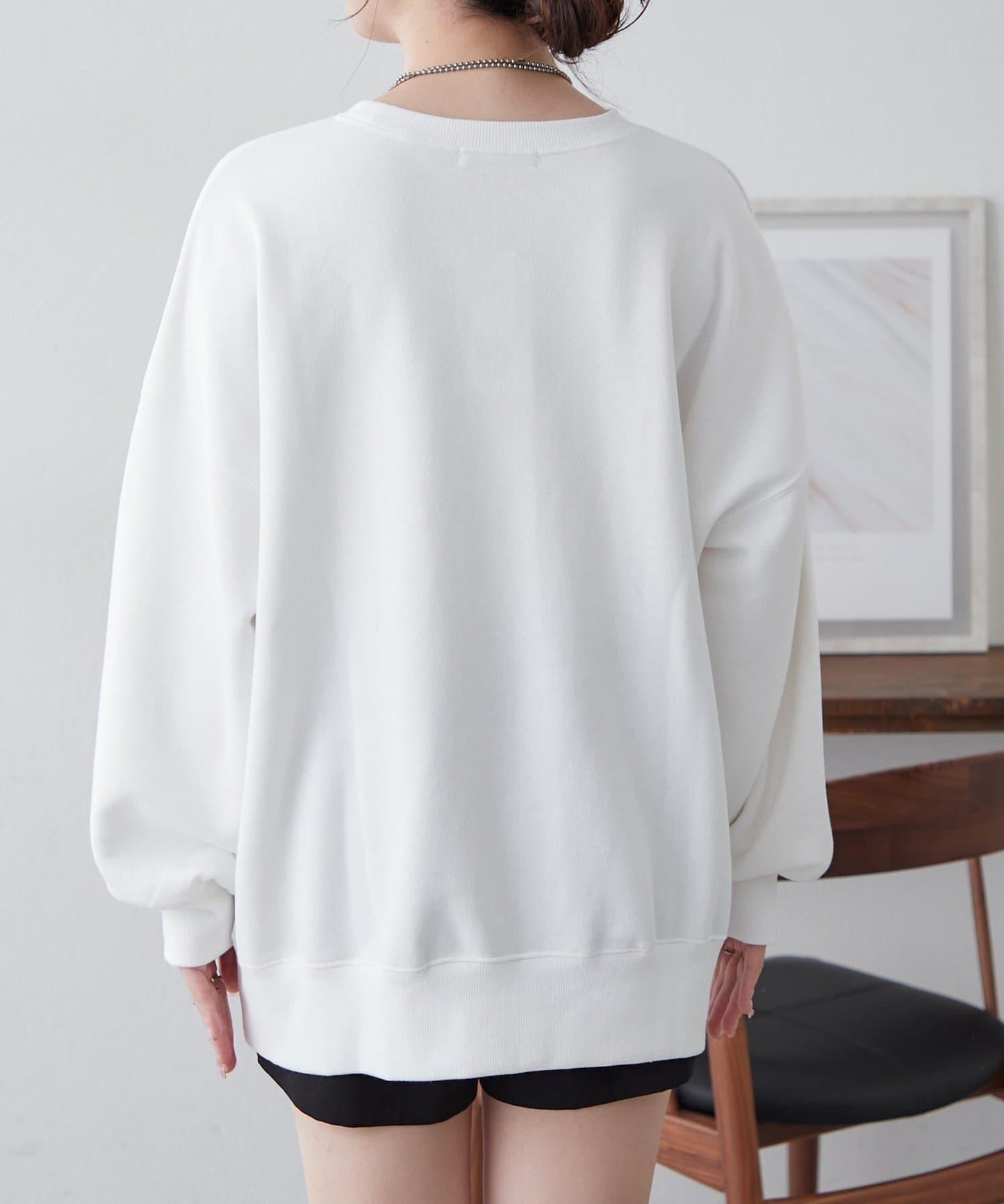 【NUNIFE / 長銷單品】金箔印花套頭衫