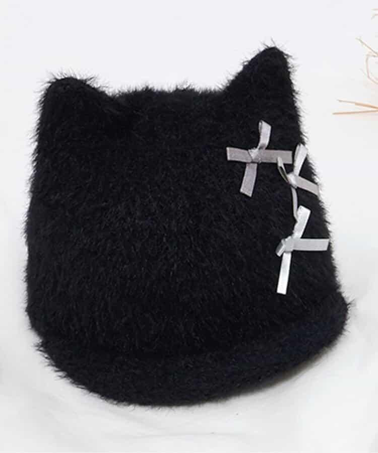 貓咪毛絨漁夫帽