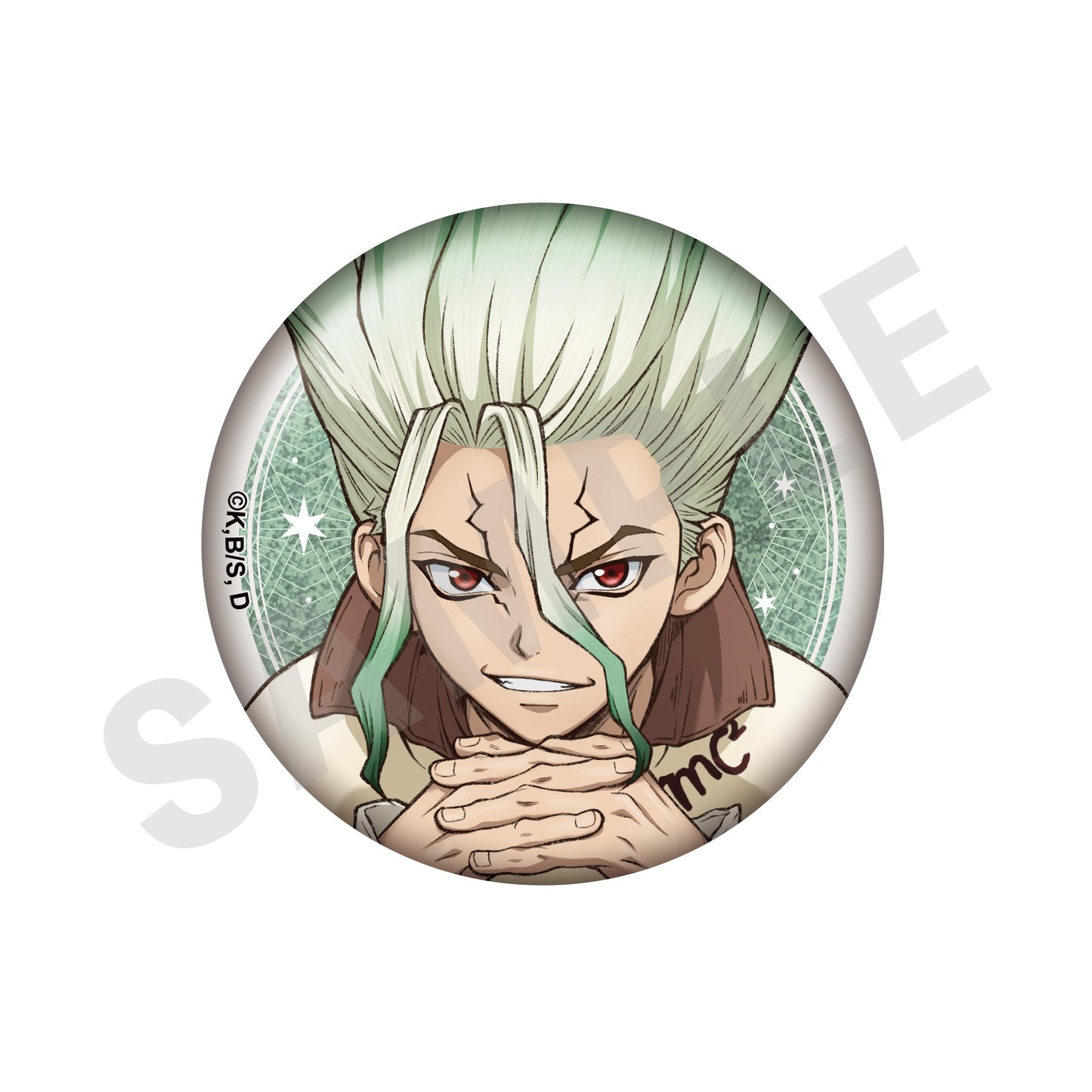 《Dr.STONE 石紀元》 閃粉徽章盲盒(全8款)【BOX/8個裝】