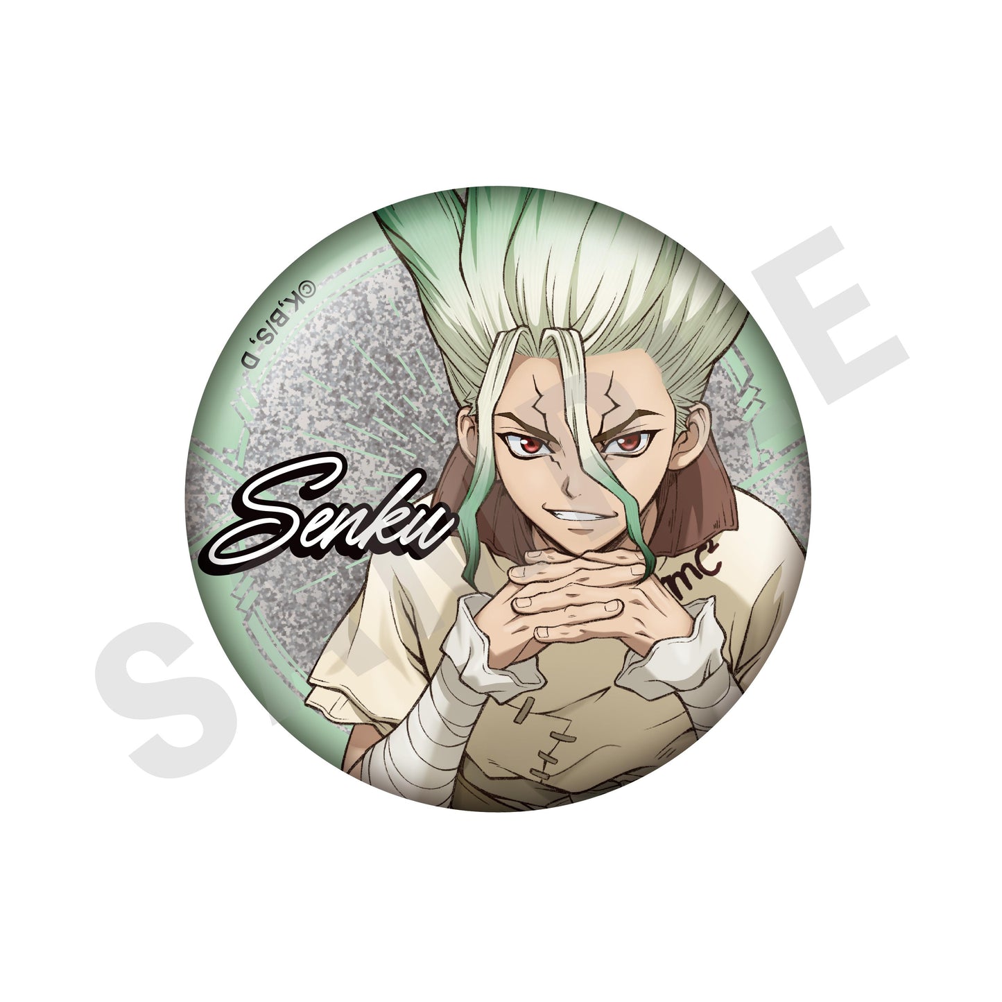 《Dr.STONE 石紀元》 閃粉徽章盲盒(全8款)【BOX/8個裝】
