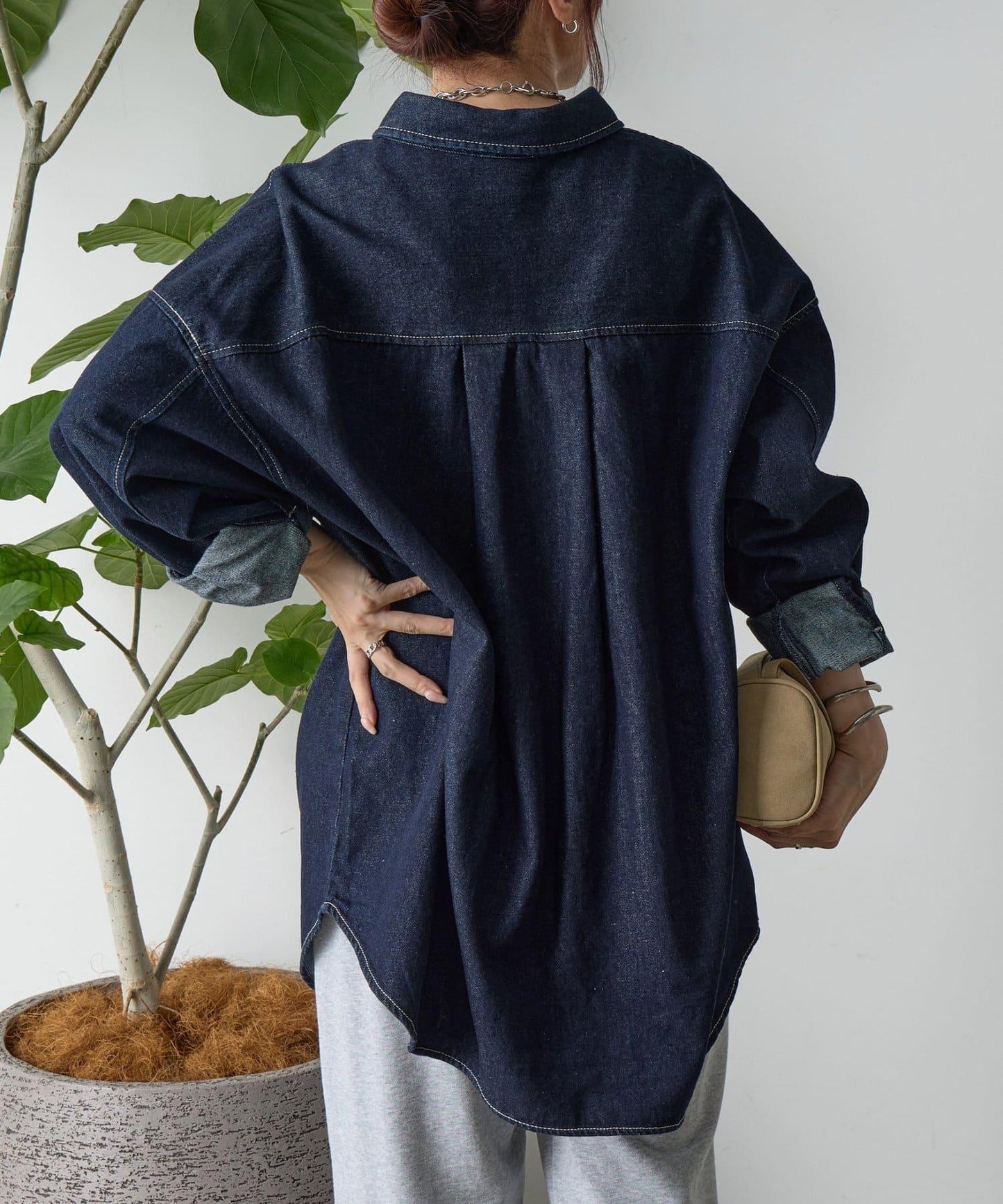 【AW】8盎司牛仔襯衫